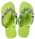 Chinelo Decorado Havaianas Verde Com Lindas Perolas - comprar online