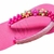 Havaianas Decorada Pink Lindas Perolas Coloridadas - loja online