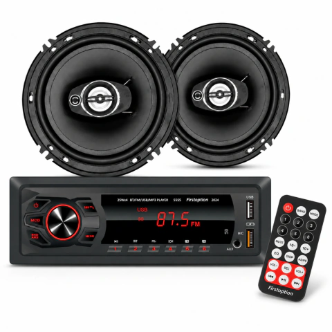 KIT MP3 FIRST OPTION 6688 + PAR FALANTE TRIAXIAL AF6B 6" POL