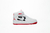Nike Air Jordan Mid Blanco Rojo.