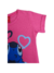 Camiseta Infantil Stitch Rosa – Disney - Carrossel kids