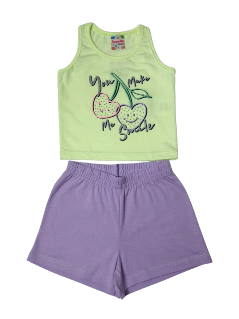 Conjunto Infantil Feminino Brandili – Diversas Cores na internet