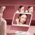 Espejo Maquillaje Con 3 Modos De Luz y Aumento 1x/2x/3x Recargable - tienda online