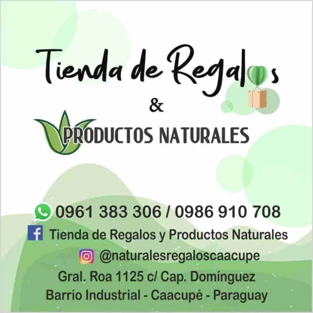 Tienda de Regalos y Productos Naturales