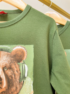 Camisa Manga Longa Urso na internet