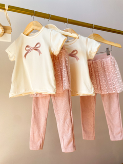 Conjunto Laço com Tule em Corações - comprar online