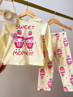 Pijama Manga longa Cupcake - comprar online