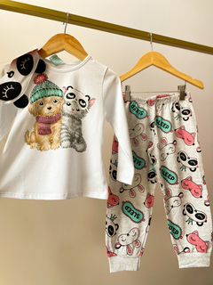 Pijama Manga Longa Cachorrinho Kyly - comprar online