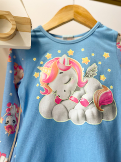 Pijama Manga Longa Unicórnio Kyly na internet