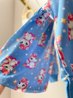 Pijama Manga Longa Unicórnio Kyly - K Kids Store