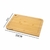 Tabua De Carne Corte Madeira Bambu Natural Com Furo De Corte Retangular (001) - comprar online