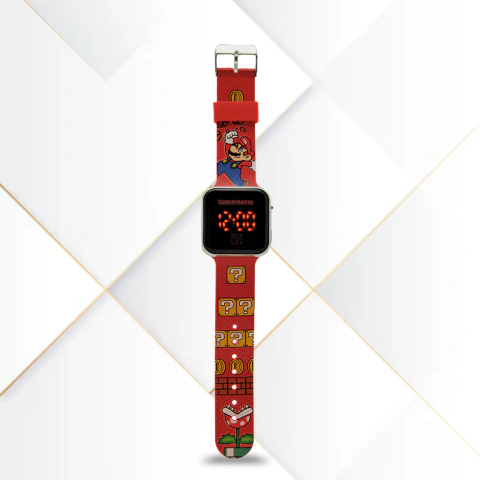 RELOJ ACCUMITE NINTENDO SUPER MARIO LED WATCH