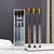Kit 3 Escovas De Dente com Cabo De Cristal - comprar online