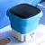 Mini Máquina de Lavar Roupa Portátil Dobrável - AZUL na internet