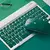 Teclado Sem Fio Bluetooth Recarregável Com Mouse - VERDE ESC - comprar online