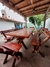 Mesa Completa Rustica De Eucalipto + 6 Bancos (3mts X 1mts) - tienda online