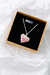Collar Corazon de Rodocrosita en internet