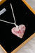 Collar Corazon de Rodocrosita