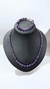 Conjunto Collar y Pulsera Amatista y Plata