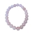 Pulsera Cuarzo Rosa Piedra Natural - Geoda Artesanal