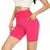 BERMUDA FEMININA Mulheres Quick Dry Maratona Running Shorts com Pacote de CINTURA COMPRESSÃO.