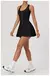 Conjunto de treino feminino yoga saia macacões zíper uma peça fitness treino - Abreusss sua loja esportiva.
