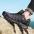 Tênis de trilhas Hikeup nova chegada dos homens caminhadas sapatos respirável rendas até trekki - loja online