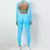 Conjunto feminino de mangas compridas camisa esportiva terno feminino conjunto de yoga treino cintura alta leggings na internet