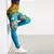 Calça Esportiva Leggings Mulheres 3D Snacks Imprimir Calças Justas Yoga Legins Feminina.