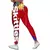 Calça Esportiva Leggings Mulheres 3D Snacks Imprimir Calças Justas Yoga Legins Feminina. - Abreusss sua loja esportiva.