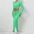 Imagem do Conjunto feminino de mangas compridas camisa esportiva terno feminino conjunto de yoga treino cintura alta leggings