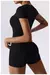 Macaquito feminino manga curto uma peça terno esportivo roupas de treinamento fitness body suit roupas na internet