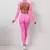 Conjunto feminino de mangas compridas camisa esportiva terno feminino conjunto de yoga treino cintura alta leggings - comprar online