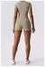 Imagem do Macaquito feminino manga curto uma peça terno esportivo roupas de treinamento fitness body suit roupas