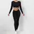 Conjunto feminino de mangas compridas camisa esportiva terno feminino conjunto de yoga treino cintura alta leggings - comprar online