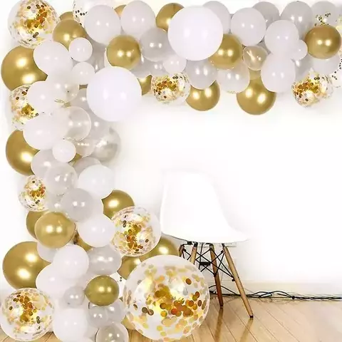 10 Globo látex ORO 10"
