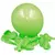 10 Globos látex VERDE MANZANA 5" PERLADO