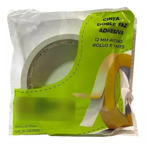 Cinta doble faz adhesiva 12mm