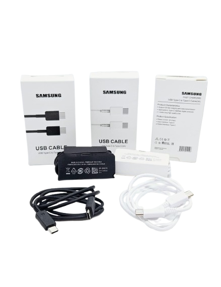 Cable Cargador Samsung Tipo C a Tipo C en Caja