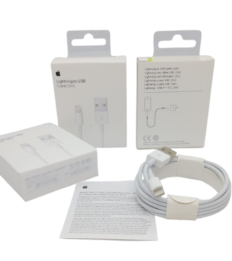 Cable iPhone 2M USB a Lightning Foxconn Excelente Calidad AAA