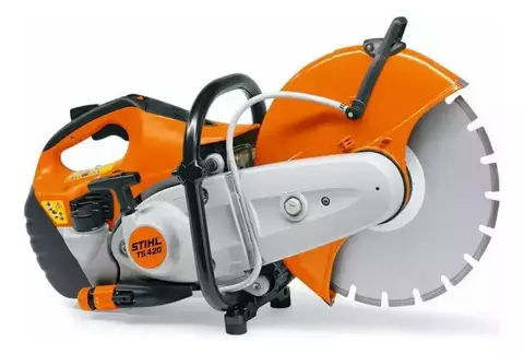 Cortador De Pedra A Gasolina Cor:LARANJA E BRANCO Stihl Ts 420