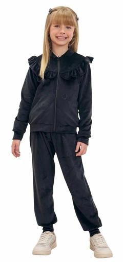 Conjunto de jaqueta bomber e calça em veludo lovely - Infanti (Ref 27648) - comprar online