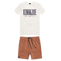 Conjunto com bermuda em moletom - King & Joe