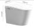 Imagen de Inodoro Inteligente y Elegante, White, Multifunción con Sensor de Pie, Aromaterapia y Control Remoto - U6