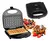 Waflera Eléctrica Antiadherente Teflón 750w Color Negro - HomeDeal