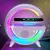 Lampara Led Parlante Luz Rgb Reloj Bluetooth Cargador Inalámbrico - HomeDeal