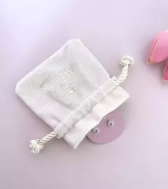 Saquinho de veludo suede personalizado - comprar online