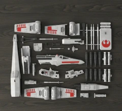 Nave X-wing Star Wars 3d Para Armar - comprar online