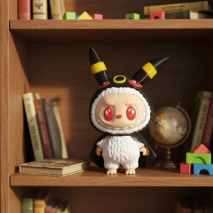 Muñeco Labubu 3d Umbreon Kawaii Geek - comprar online