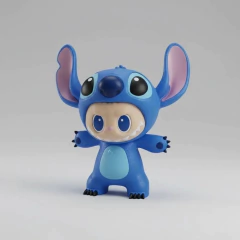 Muñeco Labubu 3d Stitch Kawaii Geek - comprar online